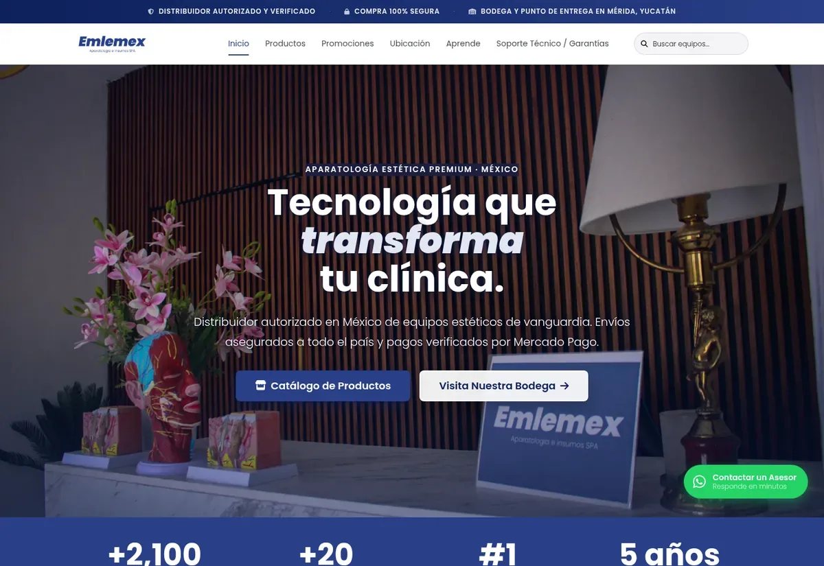 Portada de emlemex en escritorio