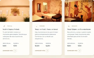 Masajes Mérida · Colonial Spa, Las nueve experiencias